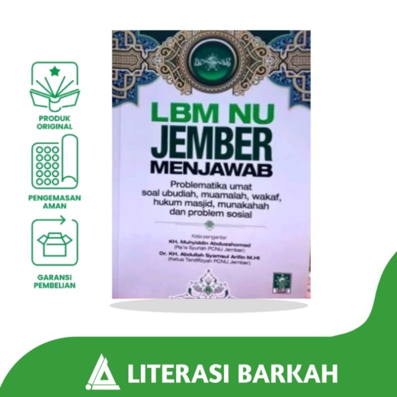 BUKU LBM NU JEMBER MENJAWAB hasil bahtsul masail LBM NU JEMBER