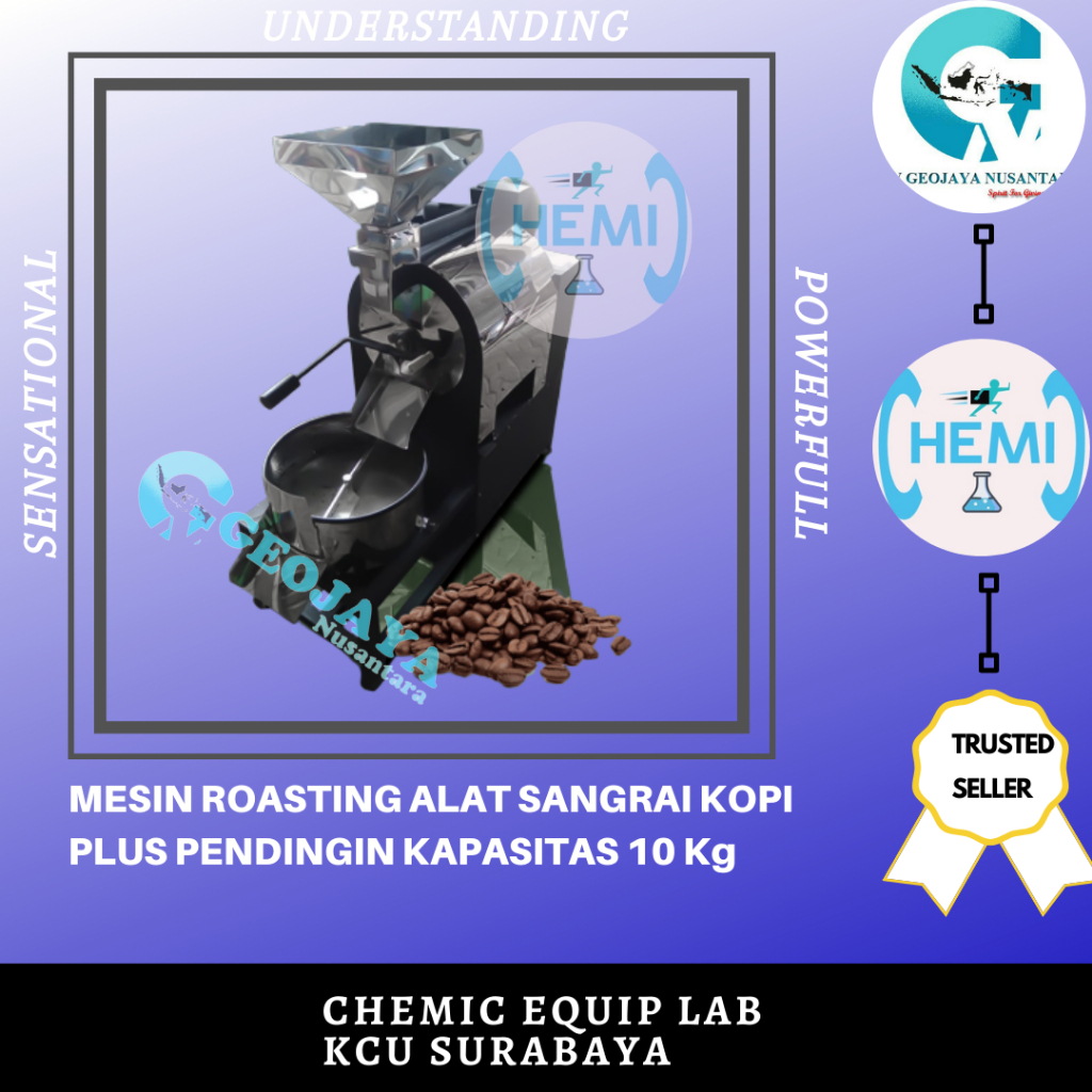 MESIN ROASTING ALAT SANGRAI KOPI PLUS PENDINGIN KAPASITAS 10 Kg