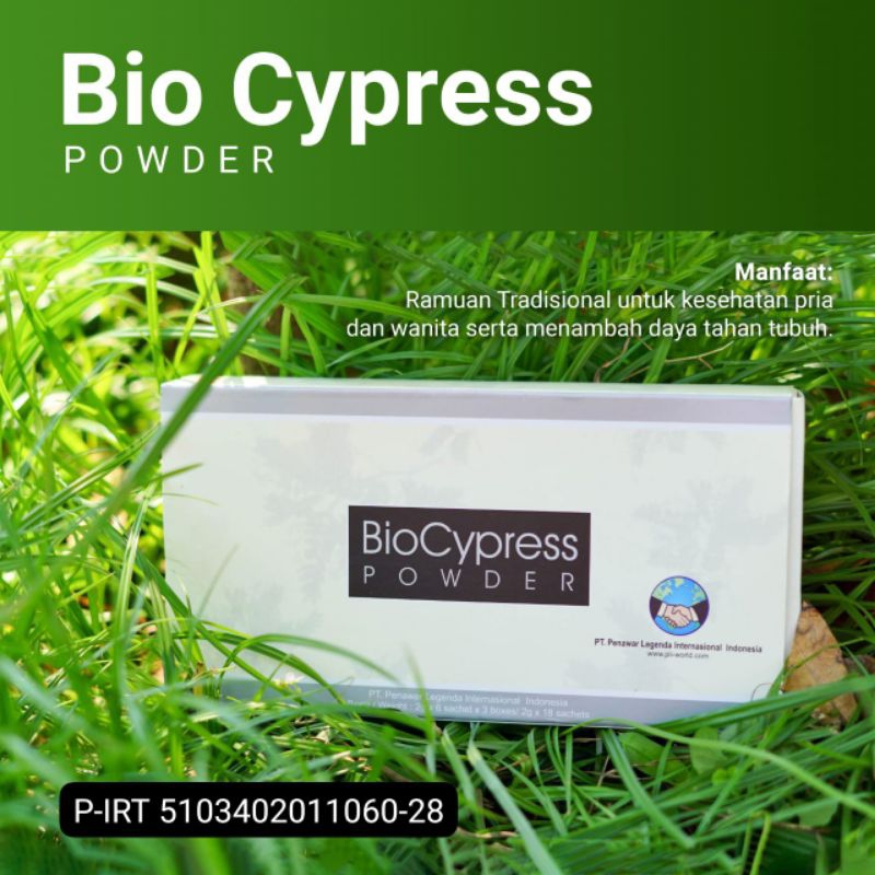 Biocypress Bio Cipres Powder Biocypres Serbuk Kotak Besar Original Untuk Sendi Dan Syaraf P-IRT 5103