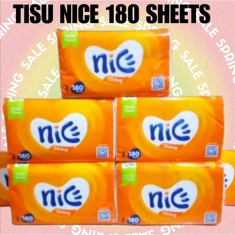 Tisu Nice 180 / Tisu Jolly 200 / Tissue Tisu Paseo Facial Wajah Tissu nice 180 Tisu Jolly 200 Jolly 