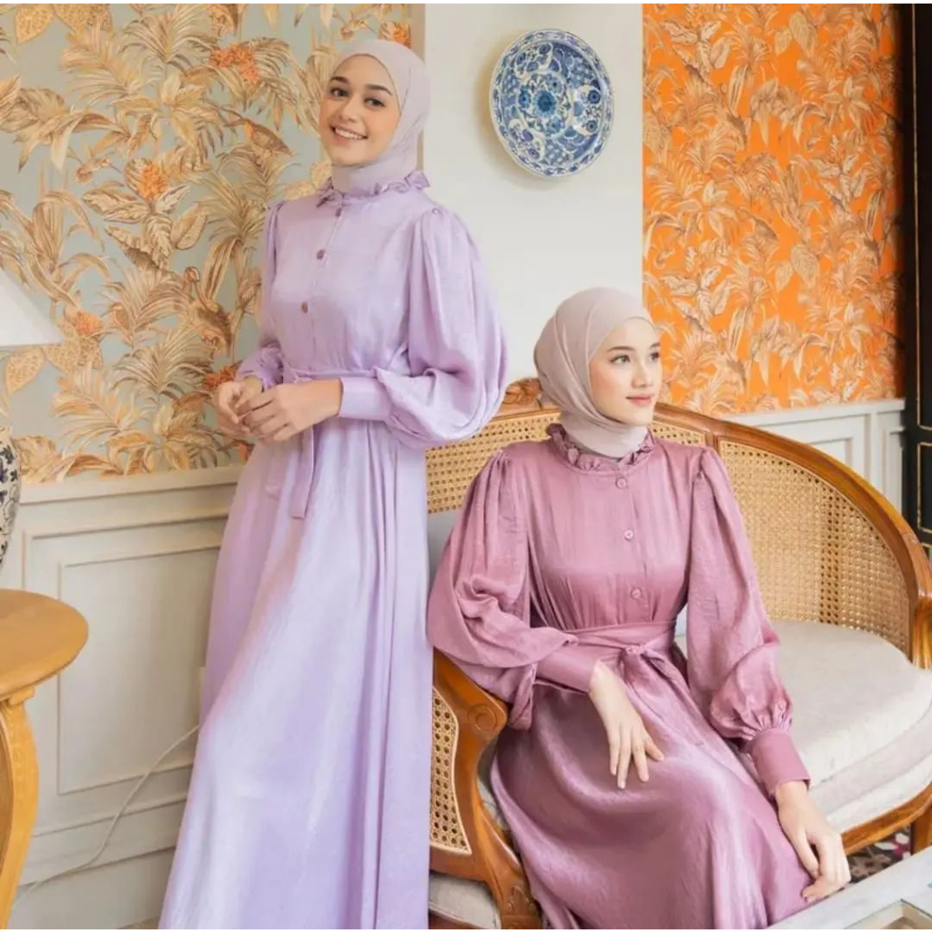 Handara Dress - Shimer Dress / Dress Wanita / Dress Shimer / Dress Elegan / Dress Formal/Bisa COD