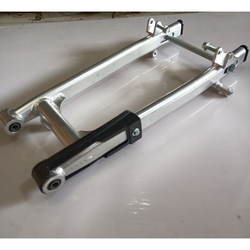 SWING ARM RX KING SUOERTRACK OVAL MODEL BPRO WARNA SILVER FULL ALUMUNIUM