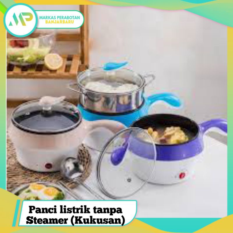 Panci Elektrik Multifungsi /panci masak/panci listrik multifungsi  18cm/panci elektrik portabel low 