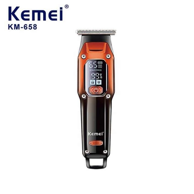 kemei km 658 cukuran rambut seri terbaru km 658 clipper kemei indikator digital led