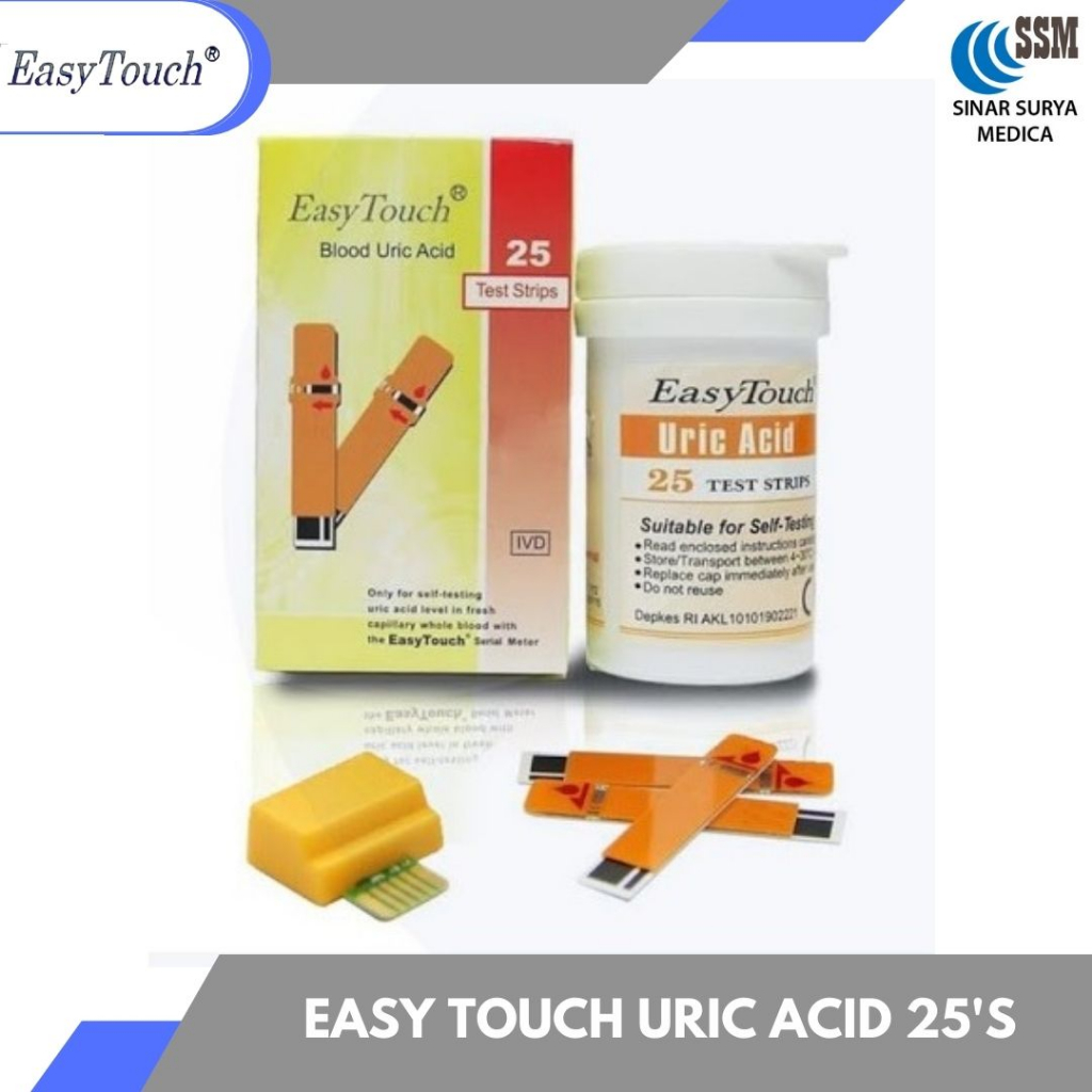 Strip Asam Urat EasyTouch / Strip Uric Acid Easy Touch / Strip Easy Touch / Strip ET