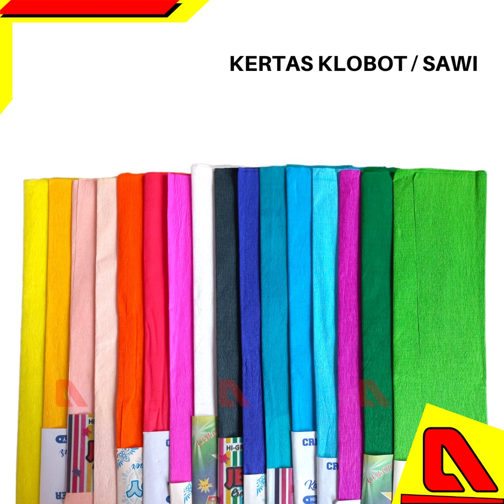 

Kertas Krep / Kertas Klobot / Kertas Crepe / Crepe Paper