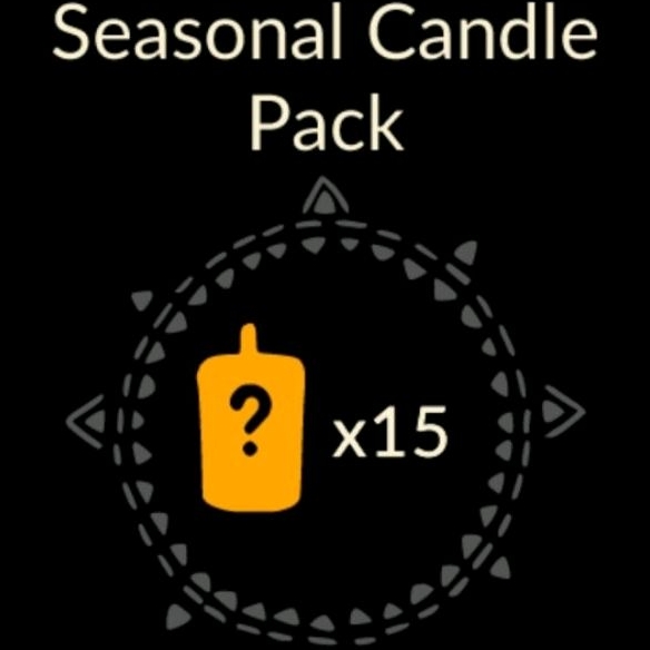 SEASONAL CANDLE ; SKY CHILDREN OF THE LIGHT