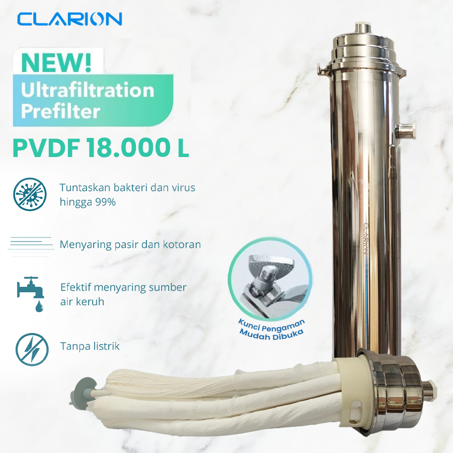 CLARION PVDF Prefilter 18.000L Standing