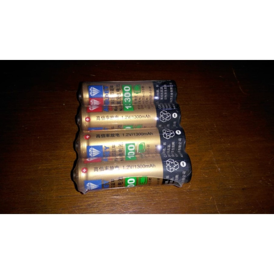 Batre Baterai Cas Recharge AA Auldey Tamiya 1,2V 1300mAh 2pcs