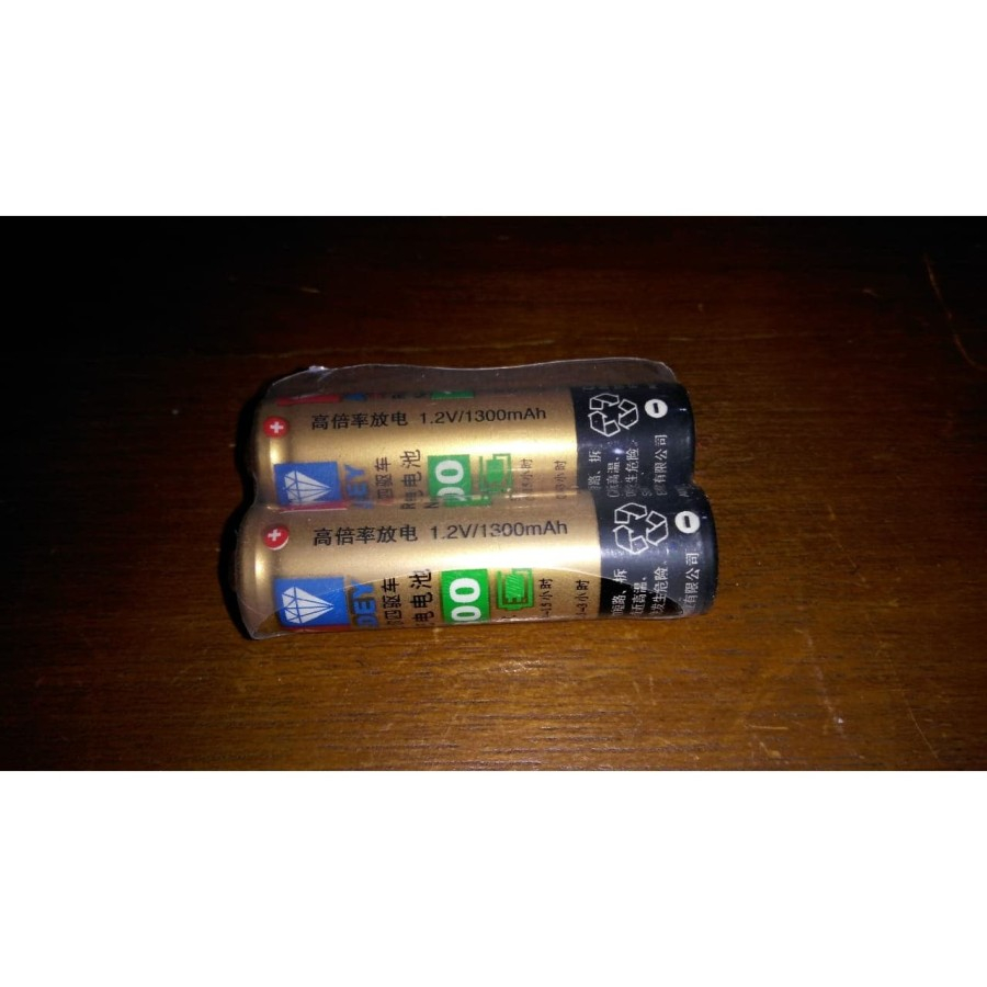 Batre Baterai Cas Recharge Aa Auldey Tamiya 1,2V 1300Mah 2Pcs