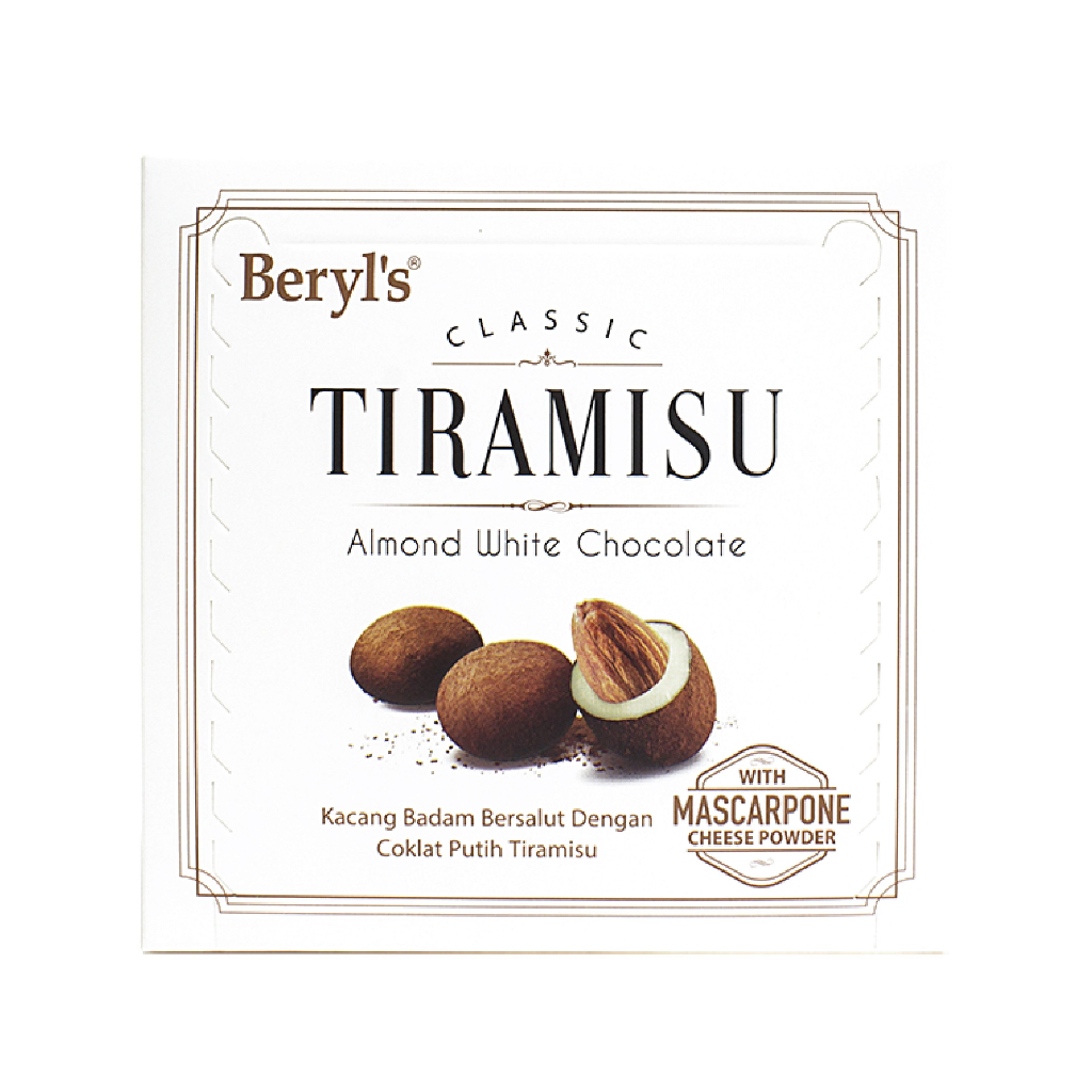 

Coklat Beryl's Tiramisu Almond White 65gr