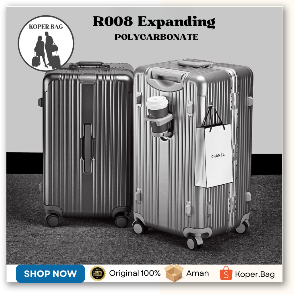 Koper Roaming R008 20-32 inch Polycarbonate TSA LOCK Koper cabin Koper Bagasi Suitcase Travel Tahan 
