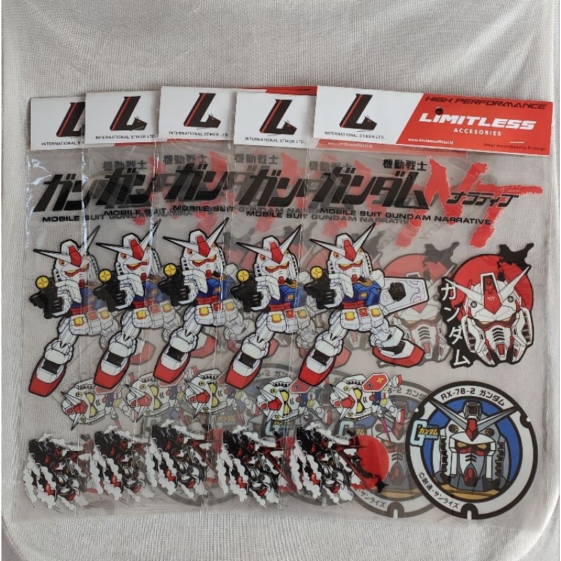 Stiker Gundam/stiker super clear/stiker otomotiv