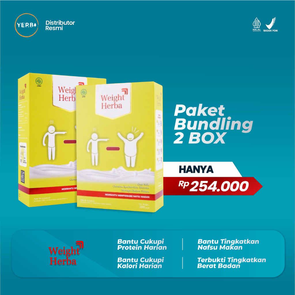 

Paket 2 Box Weight Herba – Badan Berisi, Percaya Diri Meningkat Susu Penambah Berat Badan Susu Menambah Nafsu Makan Dan Susu Asupan Tubuh Susu Berat Badan Susu Gemuk Susu Busui Susu Badan Besar Susu Gula Rendah Susu Diabetes