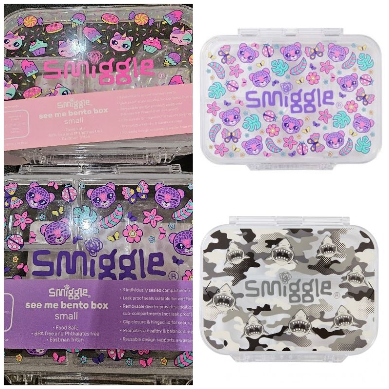 Smiggle See me Small bento lunchbox ORI STORE