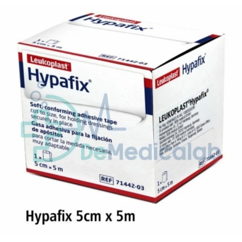 Hypafix 5 cm x 5 m BSN Plester Luka Hipafix Original