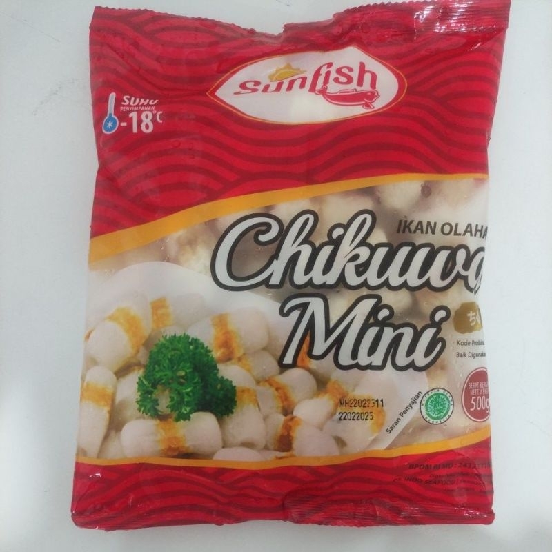 

SUNFISH Chikuwa Olahan Ikan Mini dan Long 500g