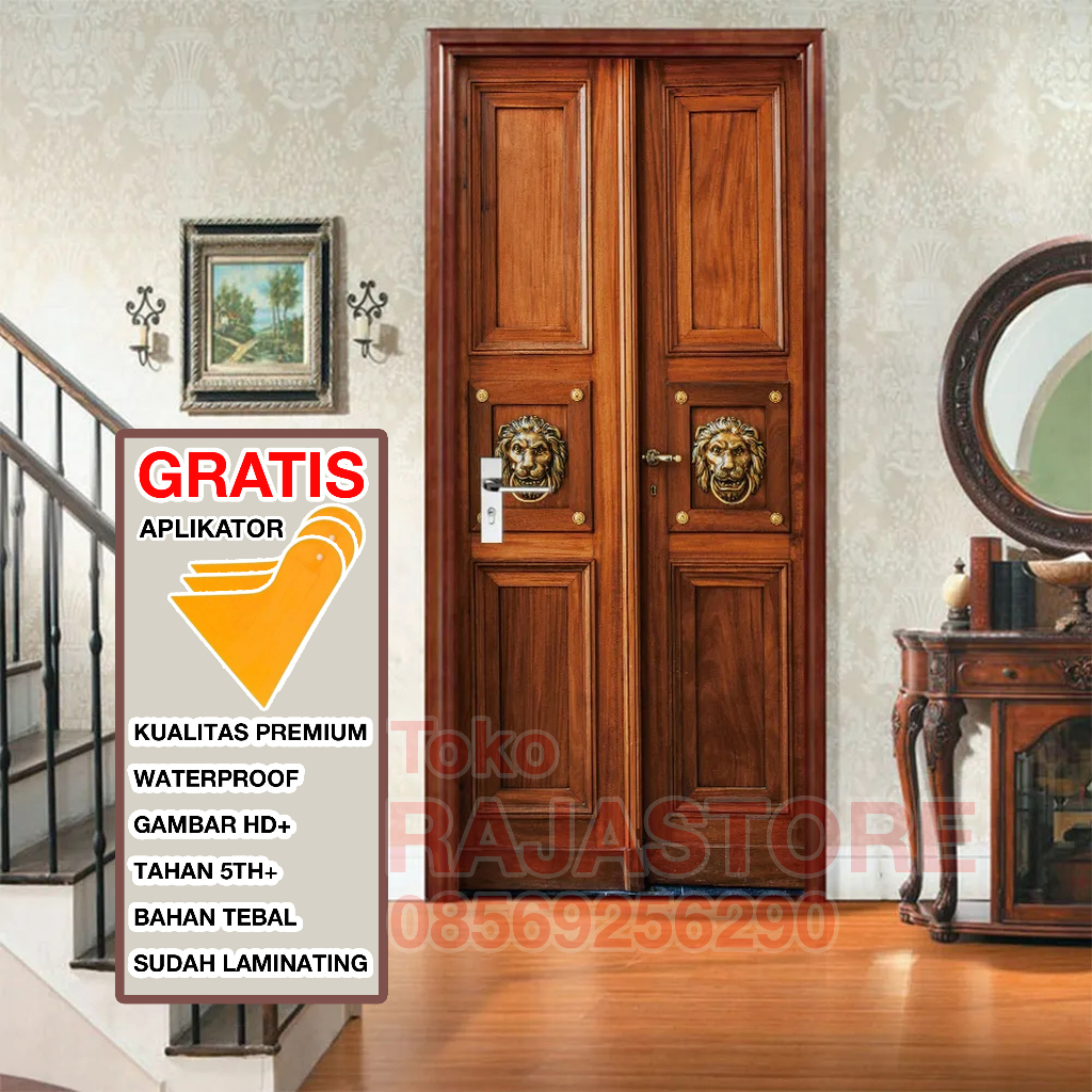 [FREE KAPE] STIKER PINTU / Stiker Pintu Kamar Tidur / Stiker Pintu Kaca / Stiker Dinding / Stiker Pi