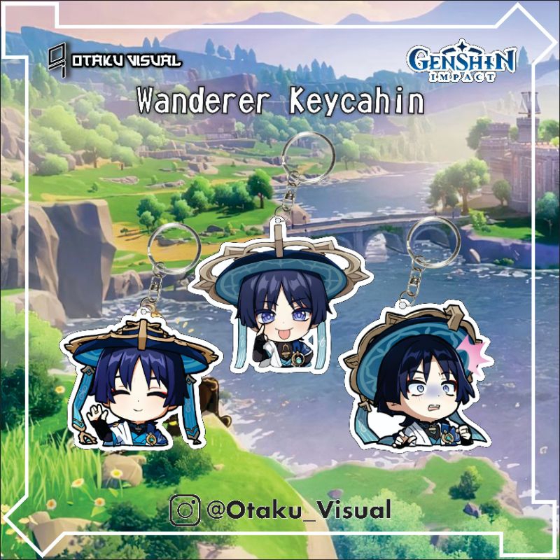 Keychain Wanderer Genshin Impact