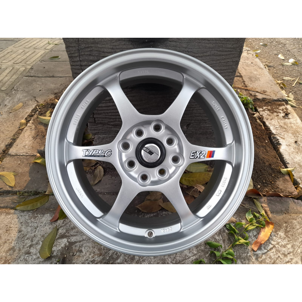 VELG SSR TYPE C R15X6 HOLE 4X100 / 4X114,3 ET35 SILVER