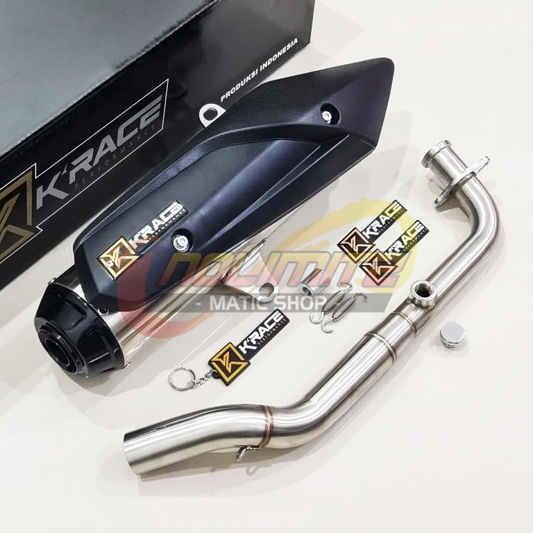 Knalpot KRace BORE UP Standar Racing Yamaha Aerox 155 OLD Lexi
