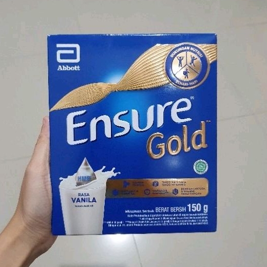 

Ensure Gold susu untuk dewasa kemasan box rasa VANILA 150gr