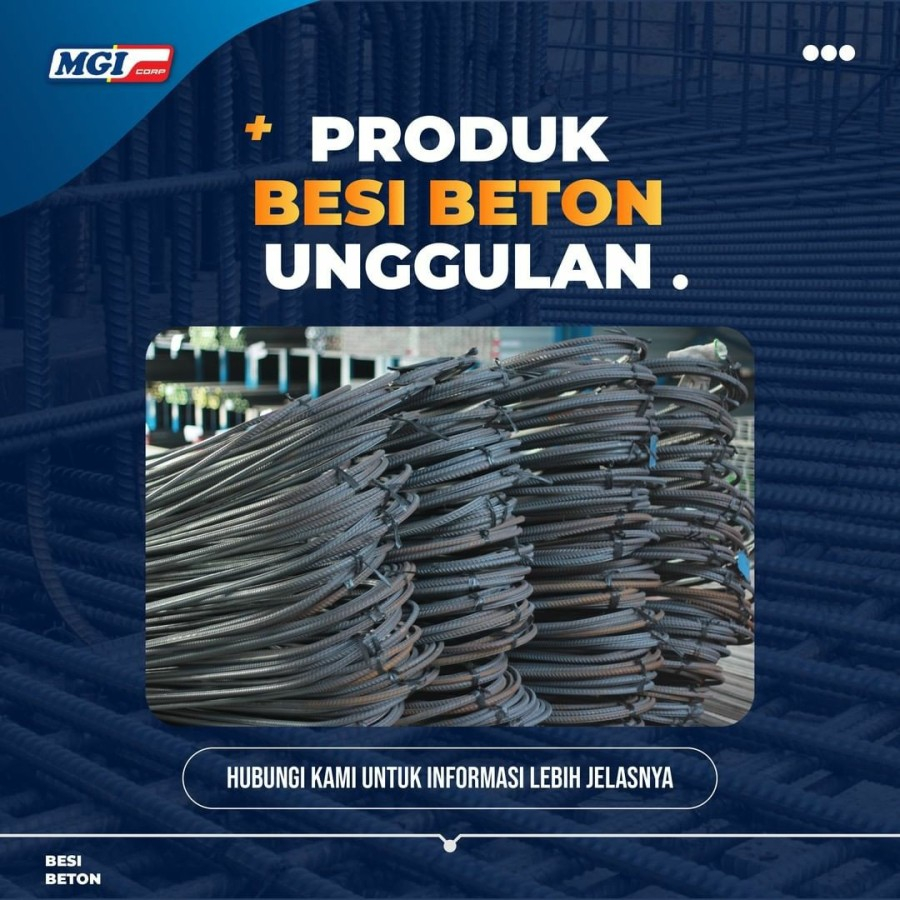 BESI BETON 10mm SNI POLOS / BESI BEHEL 10mm SNI POLOS