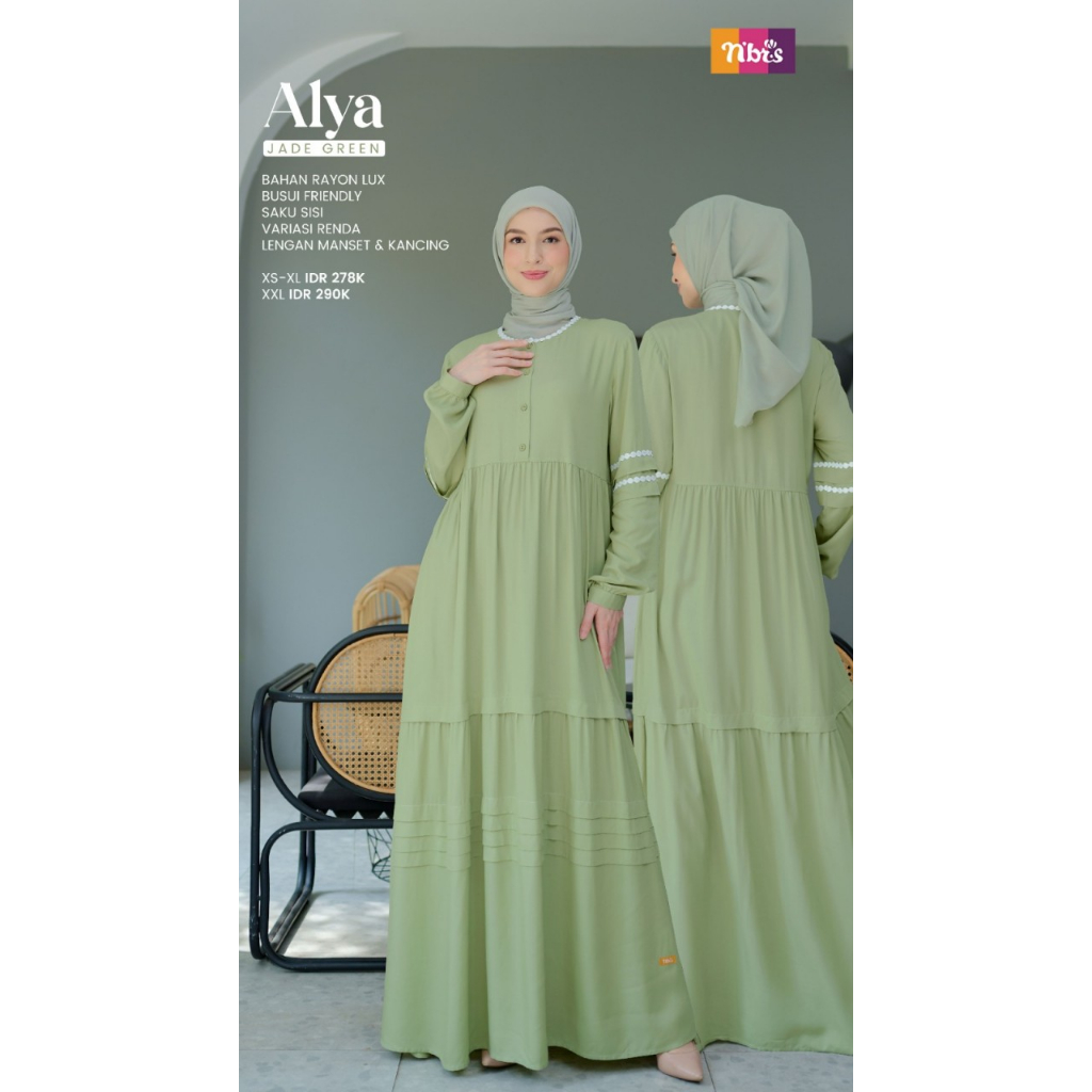 ALYA & BLUEBELL / GAMIS TERBARU 2023 /GAMIS POLOS / GAMIS SIMPLE MODIS / BAJU MUSLIM SYARI / PAKAIAN