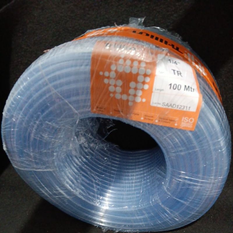 selang transparan TR Trilliun 1/4 inch selang air bening 100 meter