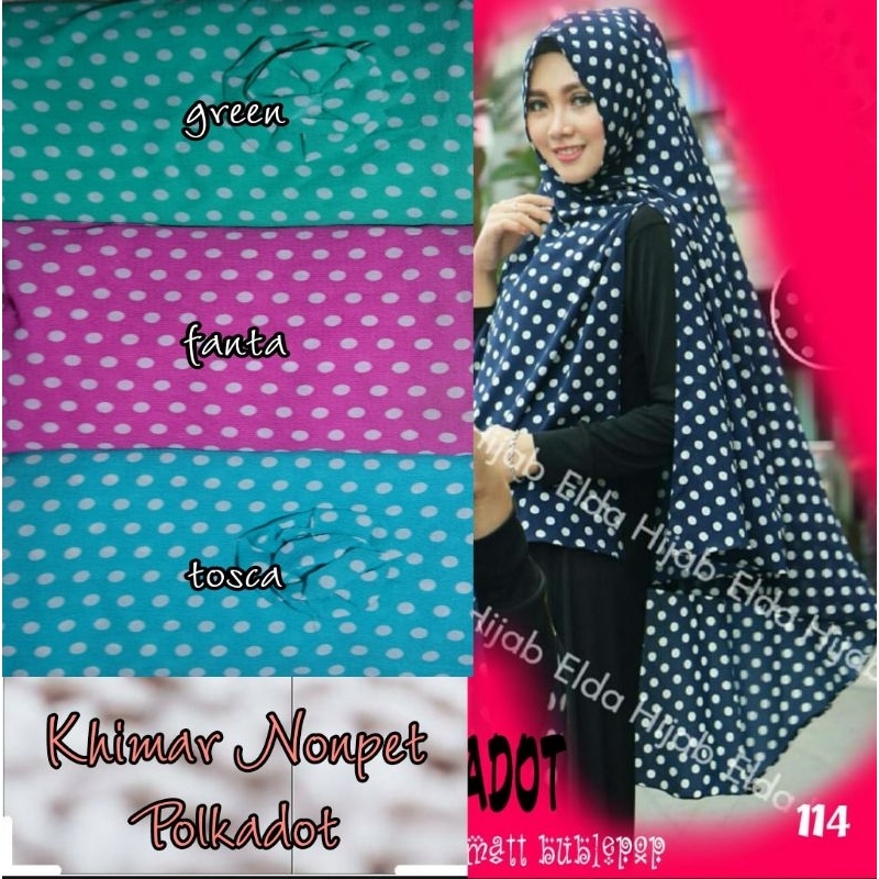 khimar motif / khimar syari / jilbab instan / jilbab motif