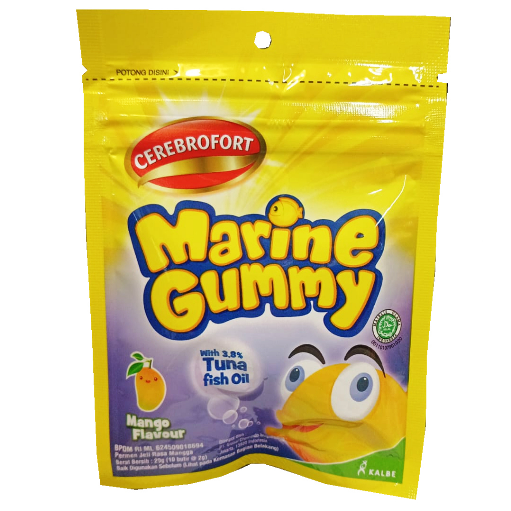

CEREBROFORT MARINE GUMMY MANGO FLAVOUR 20g