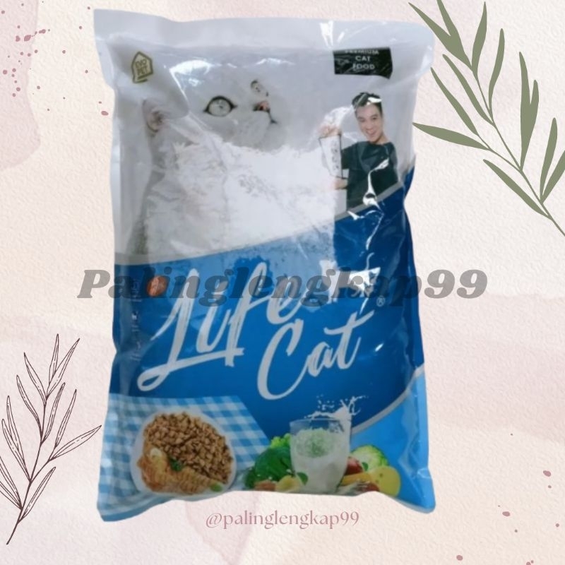 LIFE CAT DRY FOOD 1000GR - MAKANAN KUCING KERING LIFE CAT KITTEN DEWASA