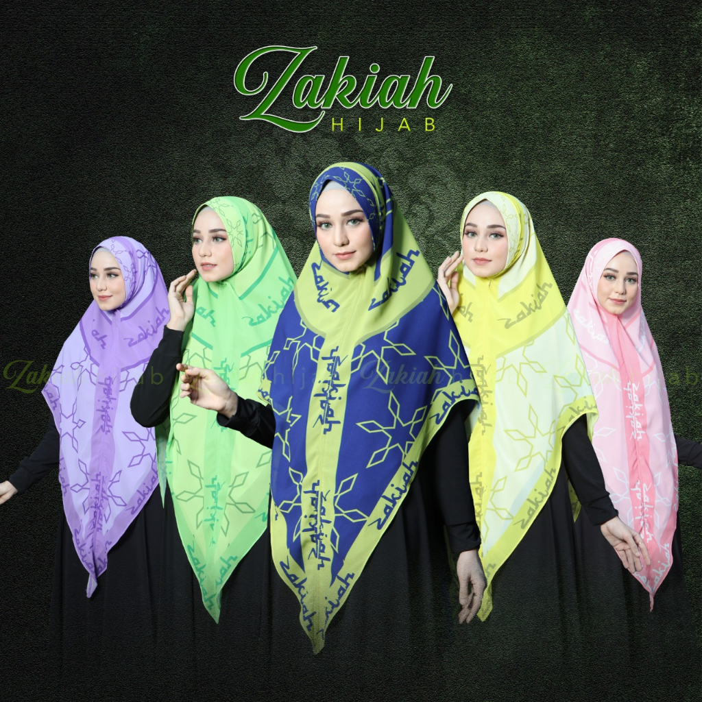 Khimar Printing Series 01 - Original Brand Zakiah Hijab