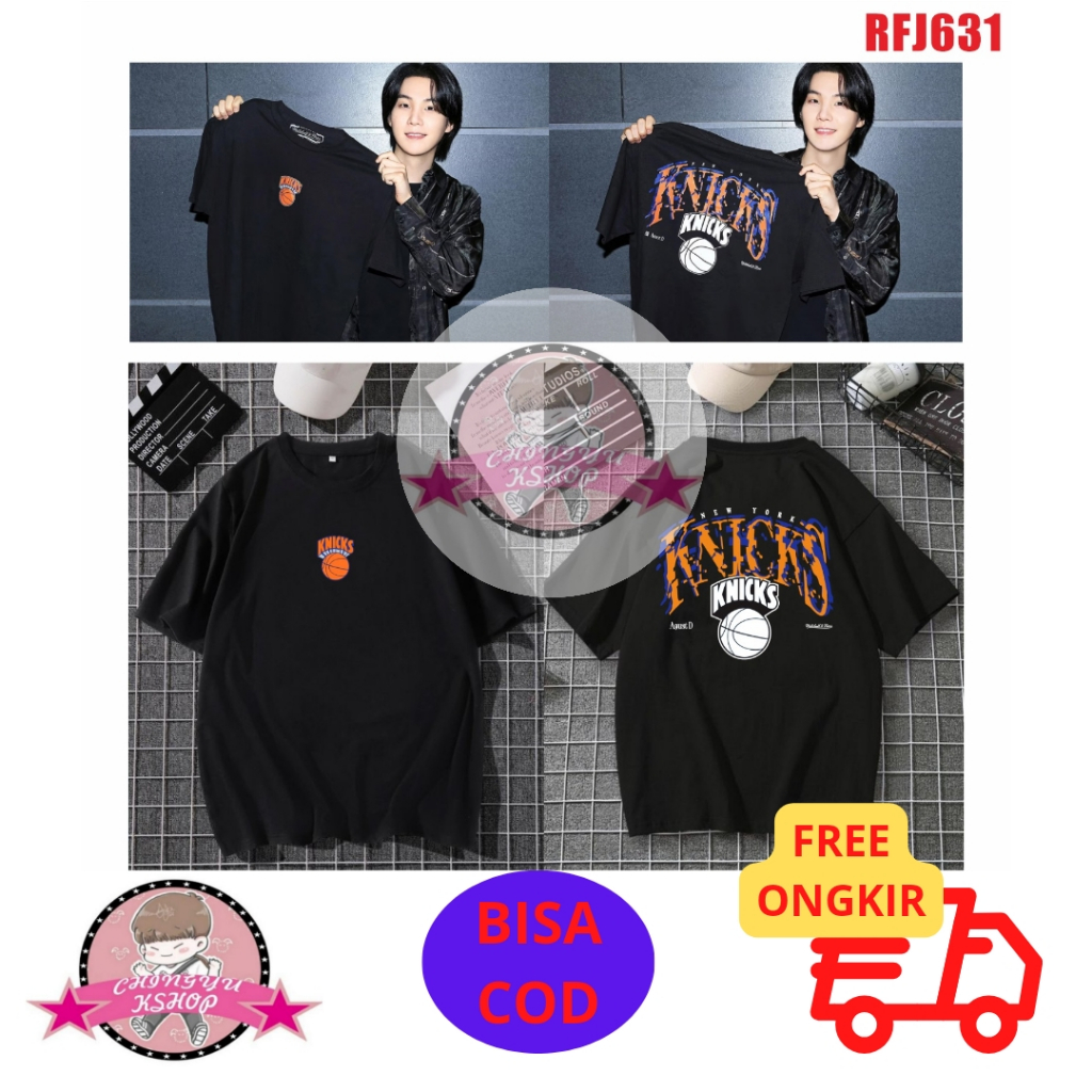 (RFJ631) Baju Kaos BTS Suga Min Yoongi agustD knick