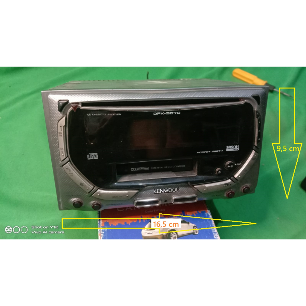 TAPE MOBIL BEKAS JADUL.KENWOOD DPX-3070-IH4.CD ERROR.GRATIS SOKET.