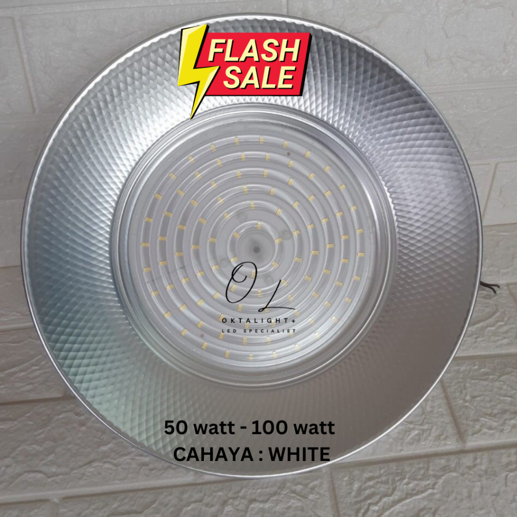 Lampu Pabrik High bay LED UFO 50 watt 100 watt