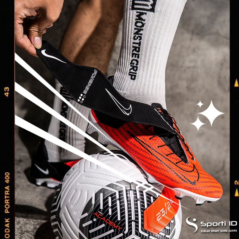 Sepatu Bola Nike Phantom GT2 Academy Flyease FG - Bright Crimson DH9638-600 Original