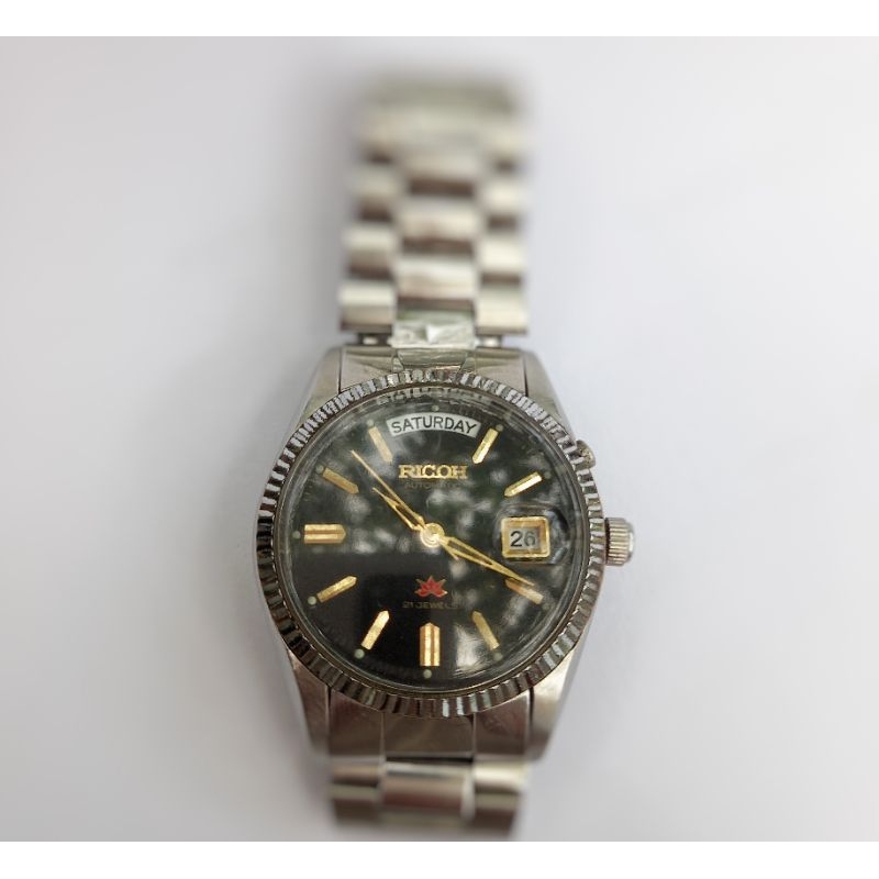 jam arloji vintage jadul ricoh president langka rare
