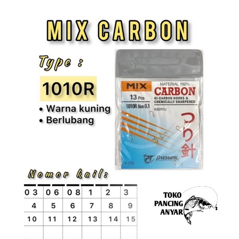 mata kail MIX CARBON gold