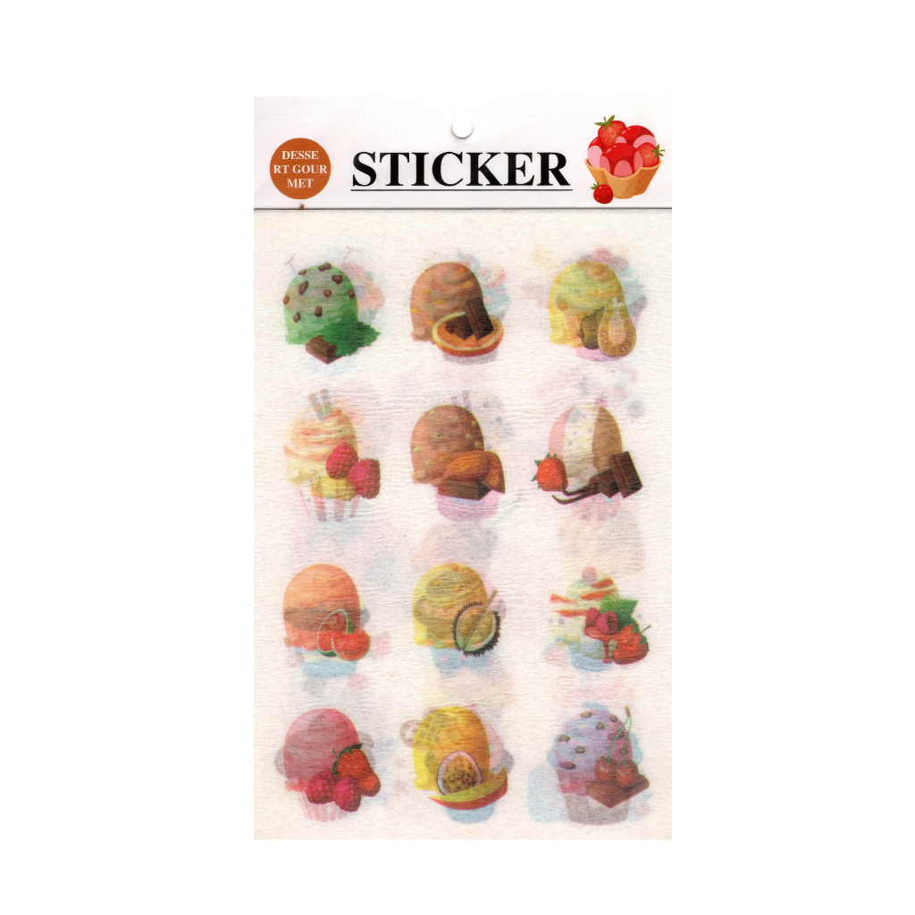 

Sticker Dessert & Small Garden Waterproof