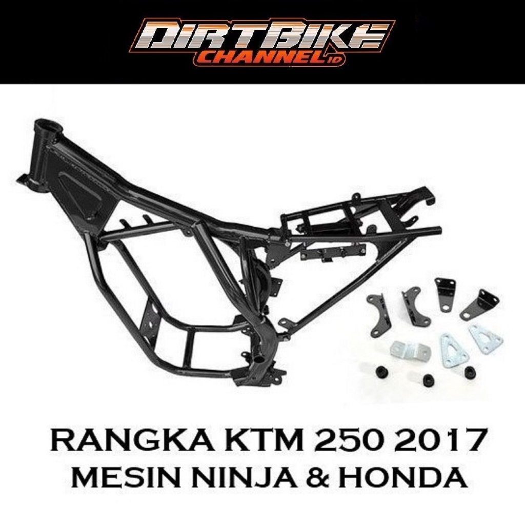 FRAME RANGKA TRAIL KTM 250 MESIN NINJA & HONDA
