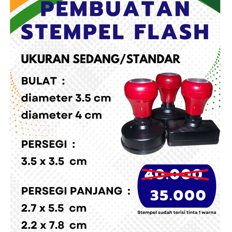 

Stempel Flash, Stempel Logo, Stempel Lunas, Stempel Nama, Stempel Tanda Tangan, Stempel Otomatis