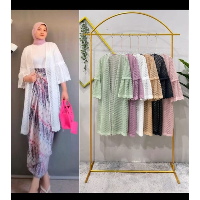 Cardigan brukat / cardigan panjang