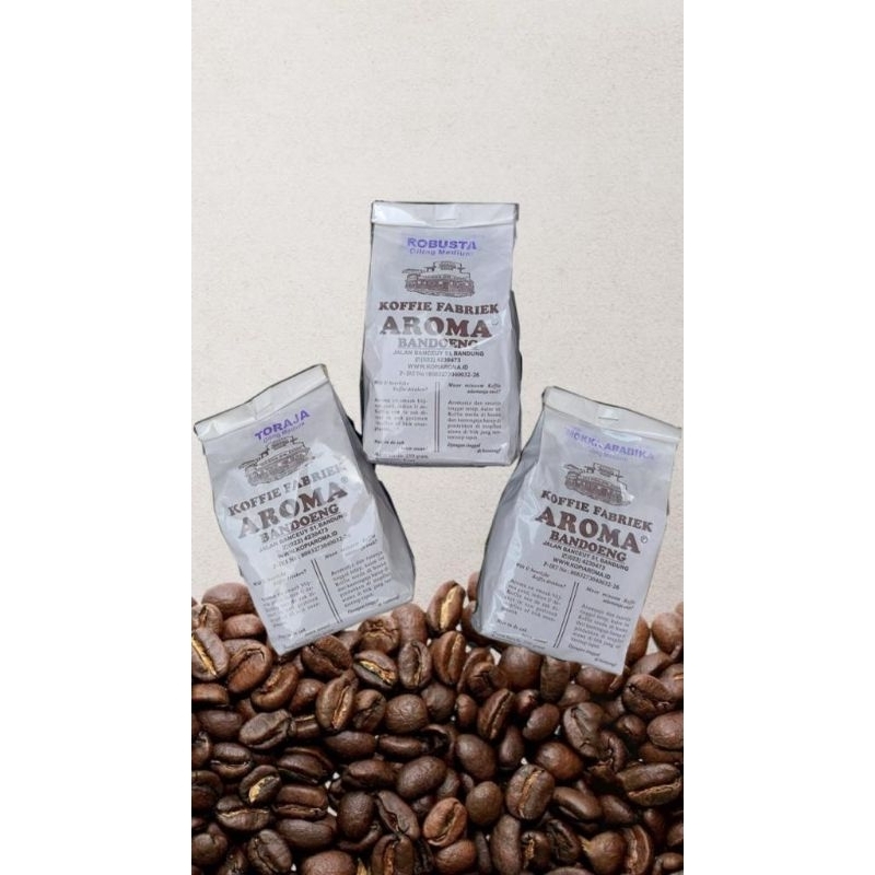 

kopi aroma bandung 250gr / Robusta Arabika Toraja Mix