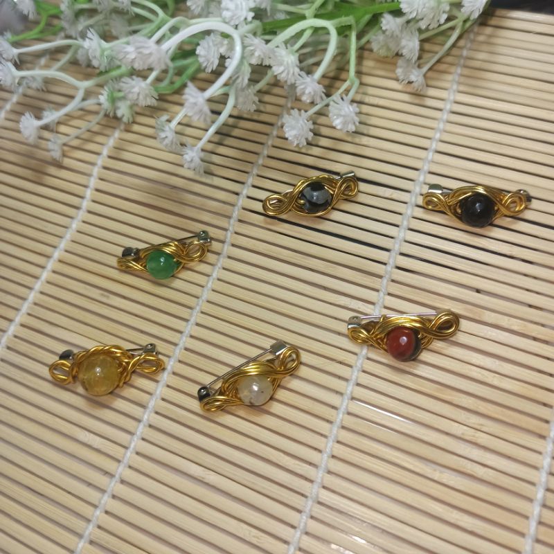 Bross Dagu Agate Mini || Bross Dagu Mini || Bross Dagu Batu Alam