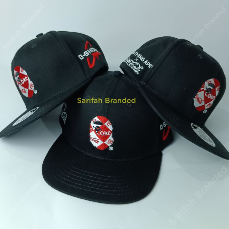 Topi Snapback Coca-Cola Import - Topi Snapback Import - Topi Pria