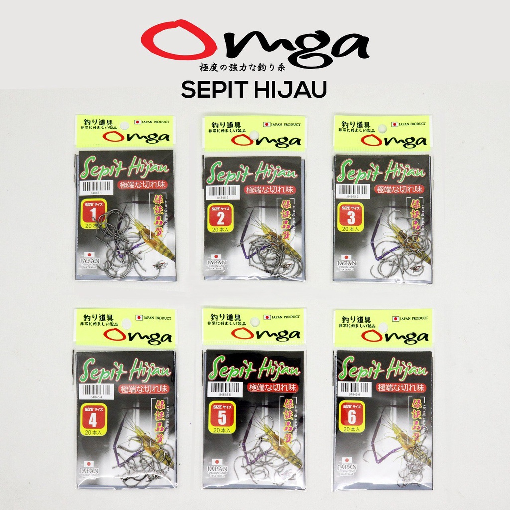 Mata pancing Udang Sepit Hijau- OMGA 84845