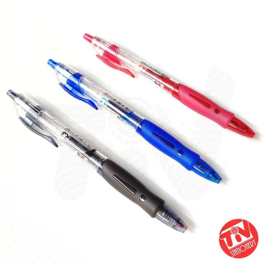 

Pulpen Cetek M&G Retractable Gel Pen R3 0.5 mm (Rubber Grip)
