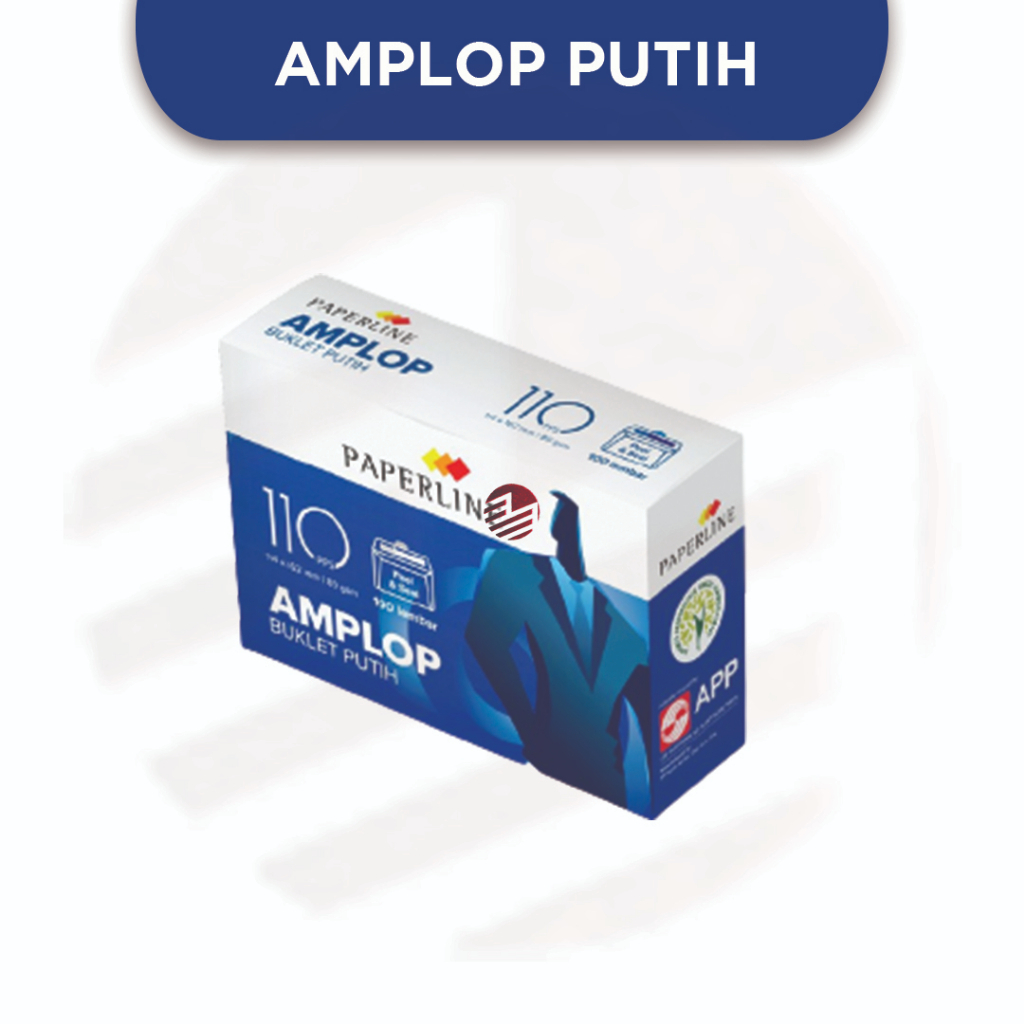 

Amplop Putih Pendek 110PPS - PAPERLINE