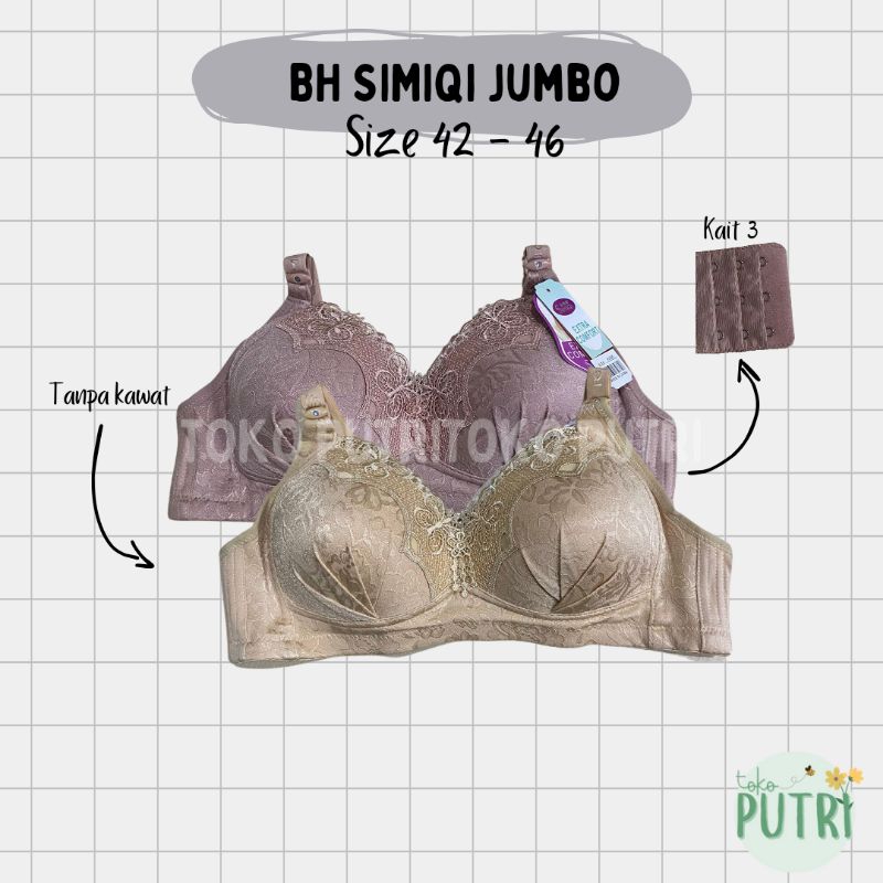 Bh Simiqi brukat bh jumbo wanita